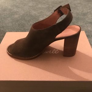 Madewell Size 7 Olive Slingbacks